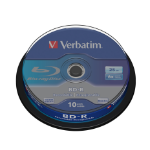 Verbatim BD-R SL 25GB 6 x 10 Pack Spindle 10 pc(s)