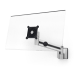 Durable 509023 flat panel bureau steun 96,5 cm (38") Zilver Muur