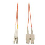Tripp Lite N516-10M Duplex Multimode 50/125 Fiber Patch Cable (LC/SC), 10M (33 ft.)