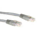 ACT Grey 1 metre UTP CAT6 patch cable with RJ45 connectors