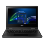 Acer TravelMate Spin B3 NX.VQWAA.005 notebook N5100 Hybrid (2-in-1) 11.6" Touchscreen HD Intel® Celeron® 4 GB DDR4-SDRAM 128 GB SSD Wi-Fi 6 (802.11ax) Windows 11 Pro Education Black