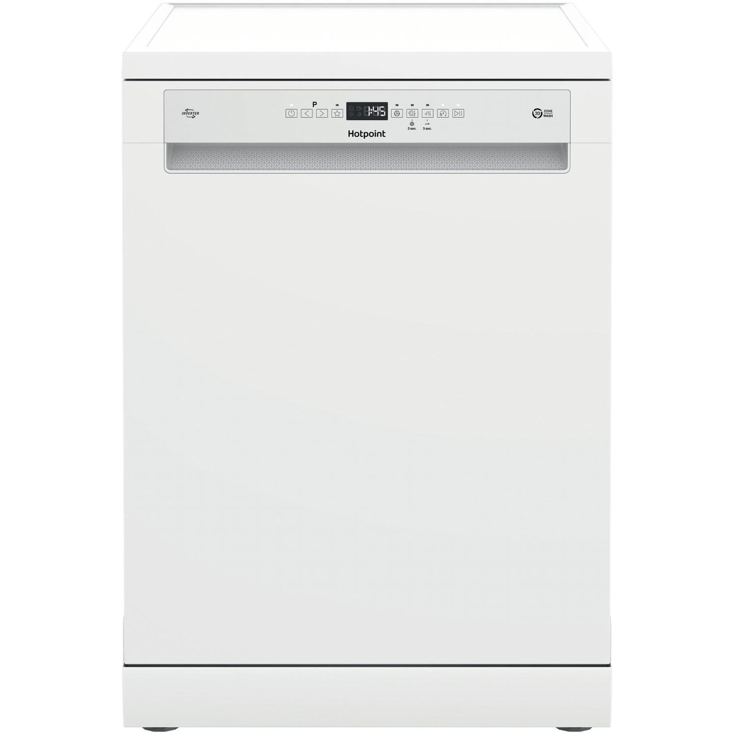 Photos - Dishwasher Hotpoint-Ariston HOTPOINT 15 Place Settings Freestanding  - White HD7FHP33 