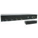 Tripp Lite B320-4X1-MHE-K 4-Port Presentation Switch Kit, 4K 60 Hz (4:4:4) HDMI, DP, USB-C and VGA to HDMI over Cat6 Extender, 125 ft., TAA