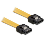 DeLOCK SATA Cable 0.1m SATA-kabel 0,1 m Geel