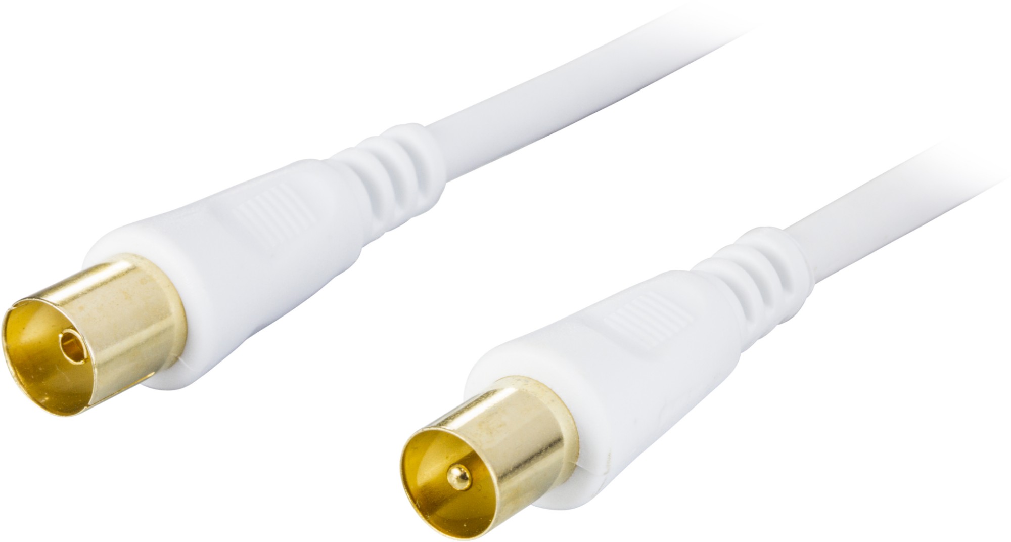 EU Product - Antenna cable, 75 Ohm, 10m - White thumbnail
