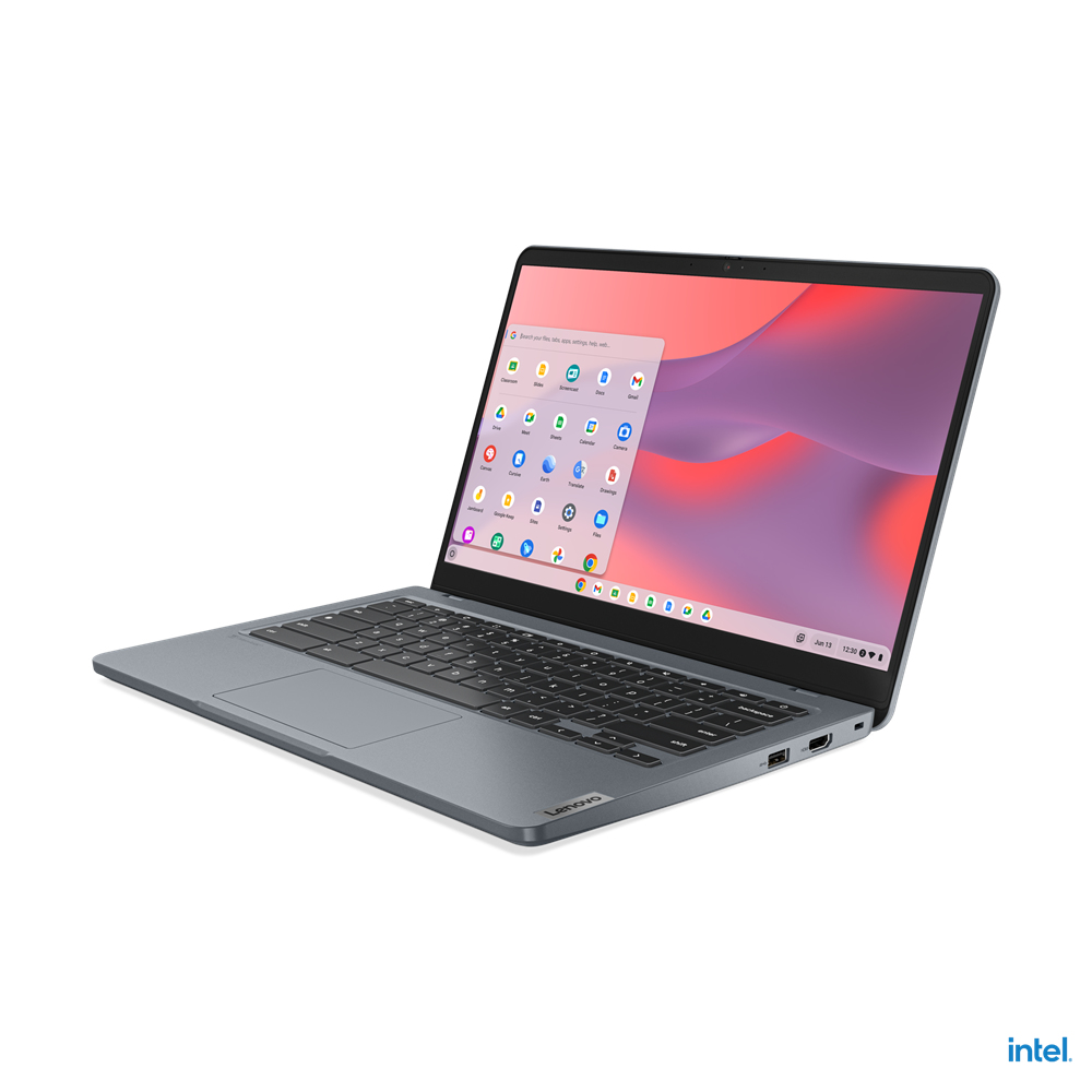 Lenovo 14e Chromebook 35.6 cm (14") Full HD Intel® N N200 8 GB LPDDR5-SDRAM 128 GB eMMC Wi-Fi 6E (802.11ax) ChromeOS Grey