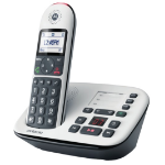 Motorola CD5011 telephone Smart telephone Caller ID Black, White