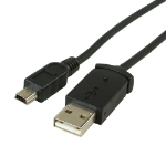 Videk USB 2.0 High Speed A to Mini B Cable 3Mtr -