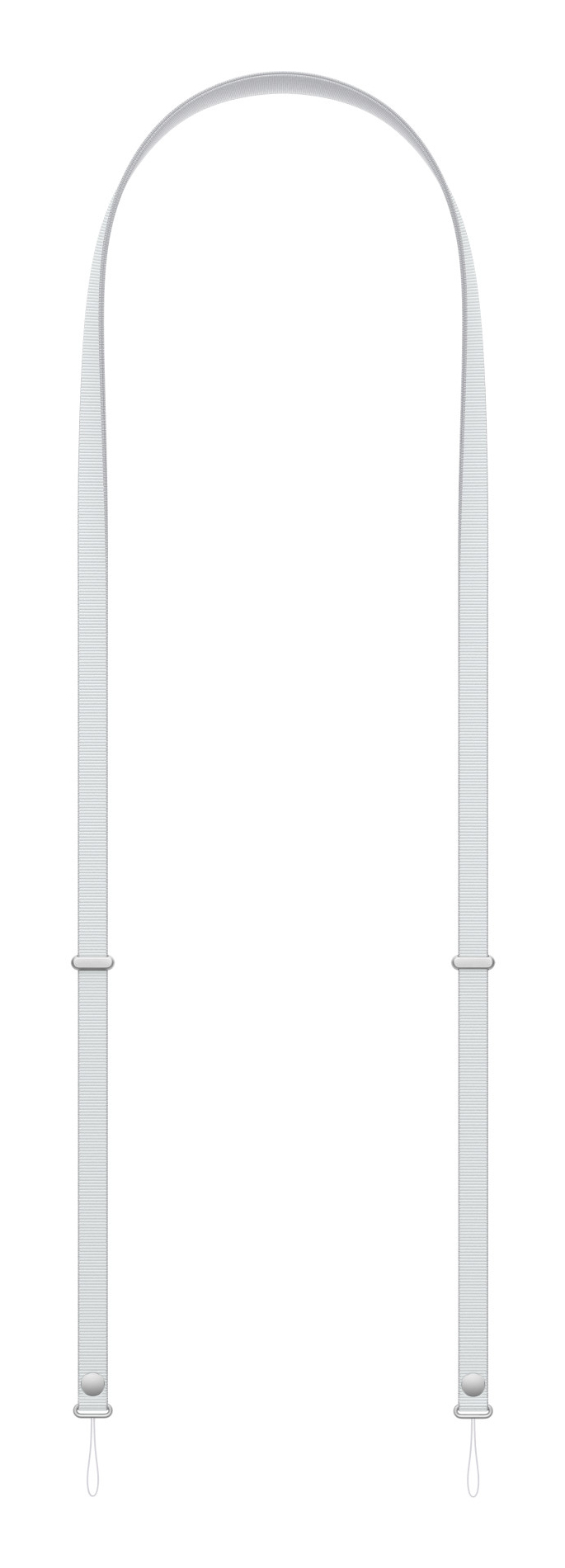 Apple Crossbody Strap - Light Grey