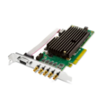 AJA CRV44-BNC-NF - Corvid 44 - 3G-SDI PCIe I/O Card with Full-Size BNC Connectors, Passive Cooling, No Fan