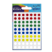 Avery Coloured Label Round 8mm Diameter Assorted Colours (Pack 10 x 560 Labels) 32-291