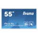 iiyama ProLite TF5539UHSC-W1AG computer monitor 139.7 cm (55") 3840 x 2160 pixels 4K Ultra HD LED Touchscreen Multi-user White