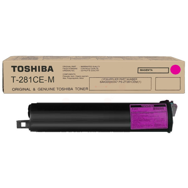 Toshiba 6AK00000047/T-281CE-M Toner magenta. 10K pages/6% 220 grams
