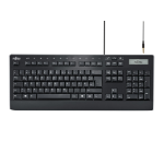 Fujitsu KB950 Phone toetsenbord Kantoor USB QWERTZ Duits Zwart