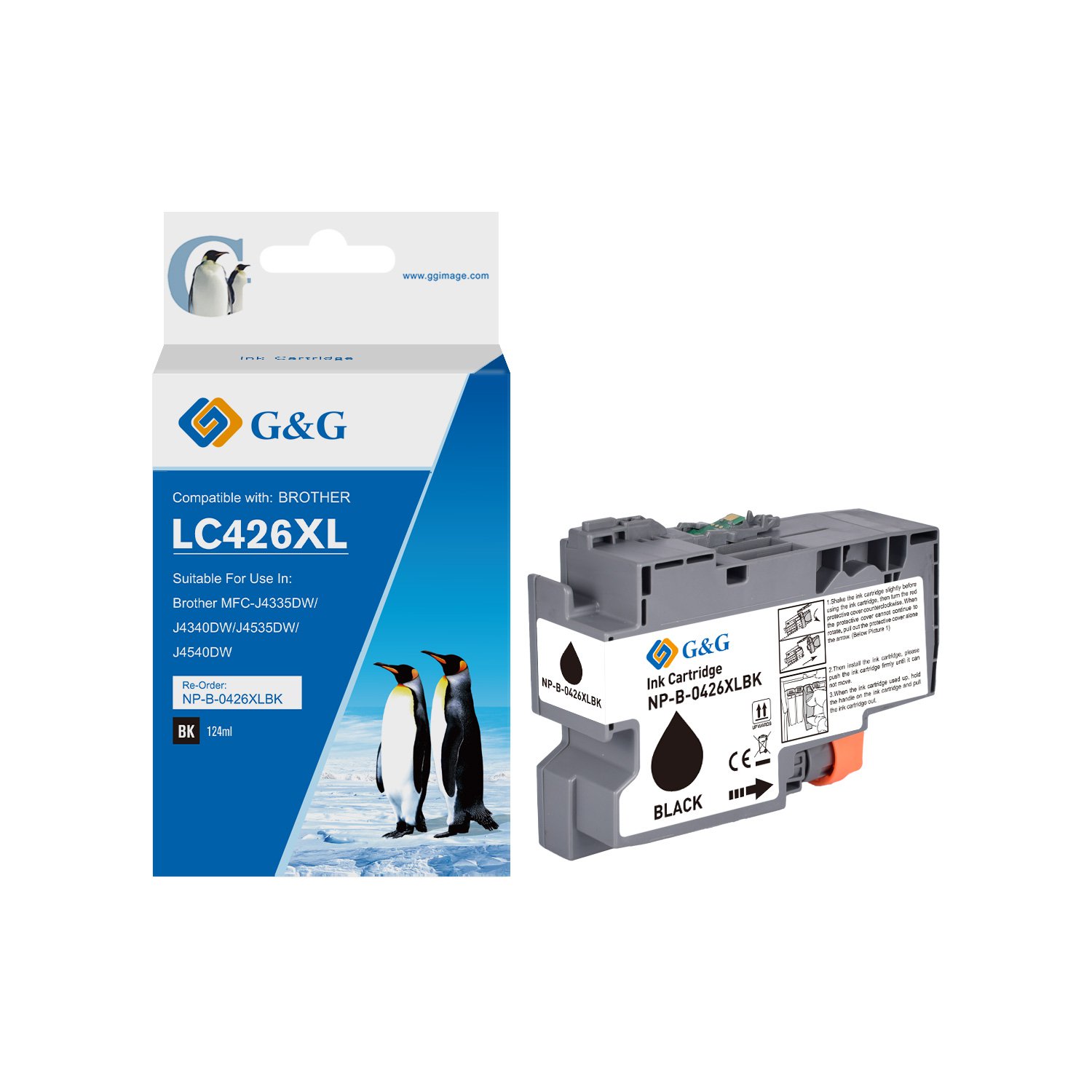 Image of CTS Wholesale Compatible Brother LC426XLBK High Capacity Black Ink Car