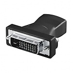 LogiLink HDMI to DVI Adapter HDMI 19-pin female DVI-D (24+1) male Black