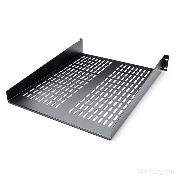 2U Server Rack Shelf Universal Vented Rack Mount