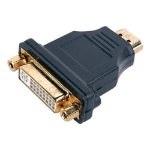 Cablenet HDMI 1.4b Male - DVI-D Female Black Adaptor