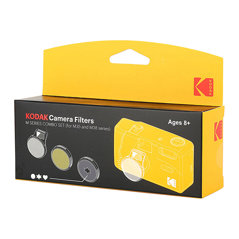 Kodak Camera 3x Filter Set for M35 and M38 Film Cameras - Selfie, Colour and Shape