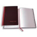 Black n' Red Oxford Black n Red Notebook A4 Hardback Casebound Ruled With Double Cash 192 Pages (Pack 5)100080514