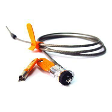 Image of DELL 461-10054 cable lock Orange, Silver