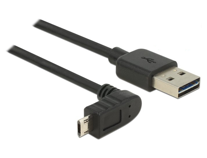 EU Product - USB Kabel  A -> Micro-B St/St 3.00m 90�gew. Eas thumbnail
