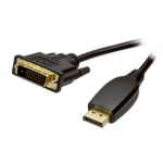 Synergy 21 S215429 video cable adapter 1.5 m DisplayPort DVI Black