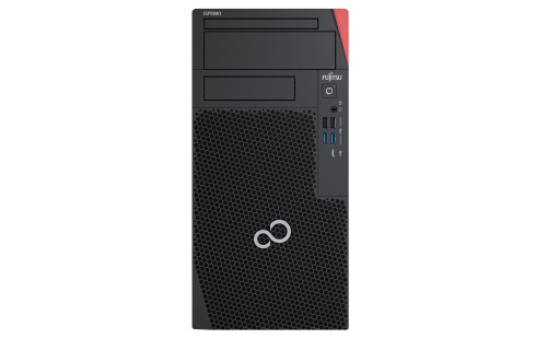 Fujitsu ESPRIMO P5011 i5-11500 Desktop Intel® Core™ i5 8 GB DDR4-SDRAM 256 GB SSD Windows 10 Pro PC Red, Black