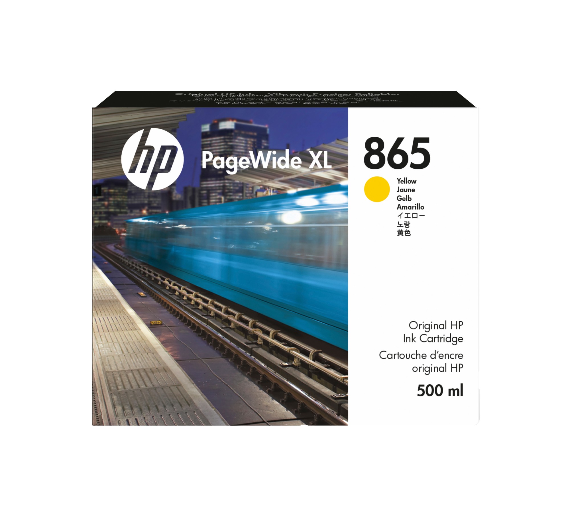 HP 3ED84A/865 Ink cartridge yellow 500ml for HP PageWide XL 4200/5200