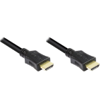 Alcasa 7.5m, 2xHDMI HDMI cable HDMI Type A (Standard) Black