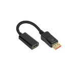 Alcasa DP-AD09 video kabel adapter 0,2 m DisplayPort HDMI Zwart