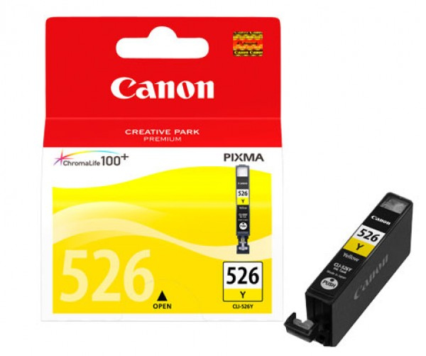 Image of Canon 4543B006/CLI-526Y Ink cartridge yellow Blister Acustic...