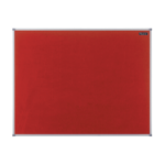 Nobo Basic Fixed bulletin board Red Felt