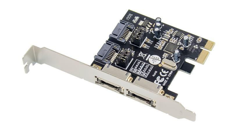 Image of Microconnect MC-SATA3-T4 interface cards/adapter Internal SATA