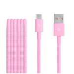 Apple Beats USB-A to USB-C Woven Cable (1.5 m / 5 ft.) – Power Pink