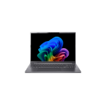 Acer Aspire 16 AI A16-61M-R2SM Copilot+ PC AMD Ryzen AI 7 350 Laptop 40,6 cm (16") WUXGA 16 GB LPDDR5x-SDRAM 512 GB SSD Wi-Fi 6E (802.11ax) Windows 11 Home Grijs