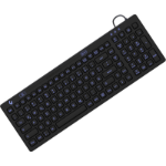 KeySonic KSK-6031INEL keyboard Industrial USB QWERTZ German Black