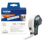 Brother DK-11203 Rouleau d'étiquettes - original – Noir sur blanc, 17 x 87 mm