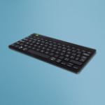 R-Go Tools Ergonomic keyboard R-Go Compact Break, compact keyboard with break software, AZERTY (BE), Bluetooth, black