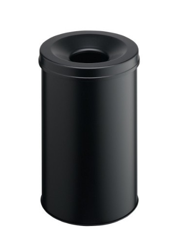 Durable 330601 waste container Round Steel Black