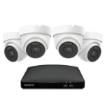Swann 4K Wired DVR CCTV 4 Dome Camera Kit  8 Channel 1TB HDD Storage