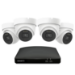 Swann 4K Wired DVR CCTV 4 Dome Camera Kit  8 Channel 1TB HDD Storage
