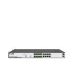 D-Link DGS-F1018P-E network switch Unmanaged L2 Gigabit Ethernet (10/100/1000) Power over Ethernet (PoE) Grey