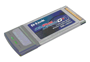 D-Link NIC ENet 54Mpbs Wless PCCard 32bit 54 Mbit/s
