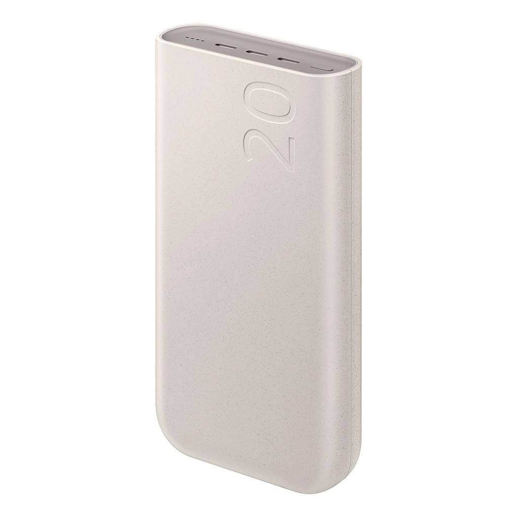 EU Product - Powerbank 20000 mAh, 3x USB-C, 45W - Beige thumbnail
