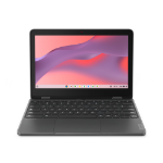 Lenovo 300e Yoga Gen 4 MediaTek Kompanio 520 Chromebook 29.5 cm (11.6") Touchscreen HD 8 GB LPDDR4x-SDRAM 64 GB eMMC Wi-Fi 6 (802.11ax) ChromeOS Grey