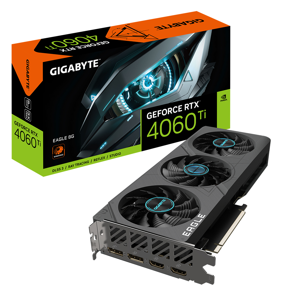 Image of Gigabyte EAGLE GeForce RTX 4060 Ti 8G NVIDIA 8 GB GDDR6