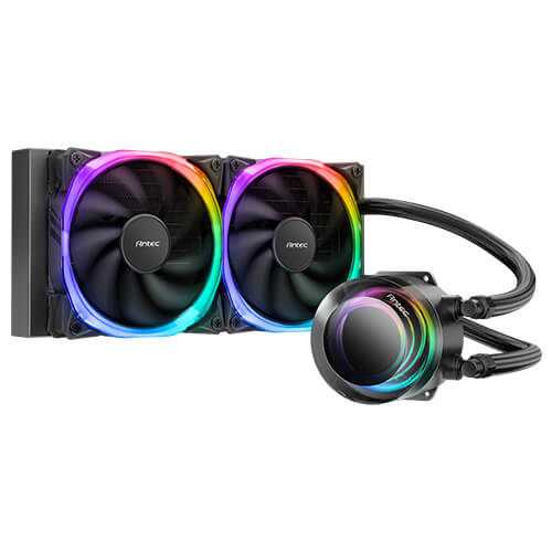 Image of Antec VORTEX 240 ARGB Processor All-in-one liquid cooler Black