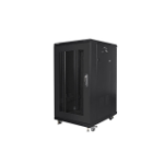 Lanberg FF01-6822-23B rack 22U Vrijstaande rek Zwart