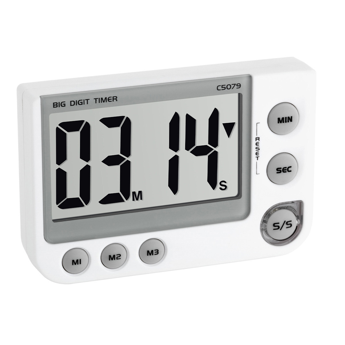Image of TFA-Dostmann 38.2024 - Digital kitchen timer - White - 99 min -...